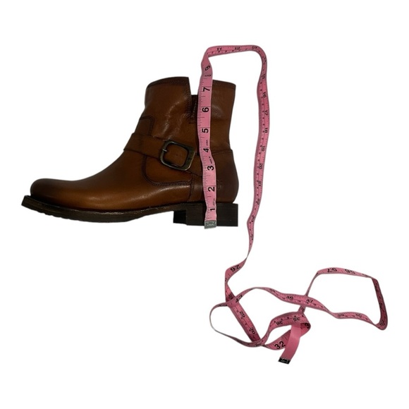 Frye Veronica Brown Leather Ankle Bootie Size 8.5 - Picture 14 of 14